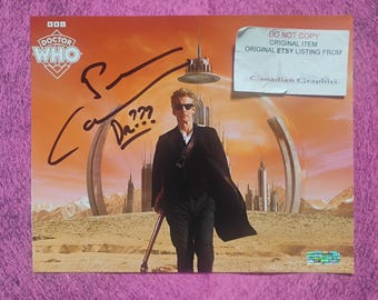 Peter Capaldi Hand Signed Autograph 8x10 Photo COA Doctor Who