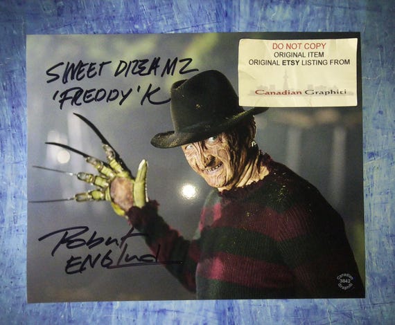 エルム街の悪夢」ロバート・イングランド 直筆サイン入りコミック