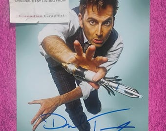 David Tennant Hand Signed Autograph 8x10 Photo COA Doctor Who