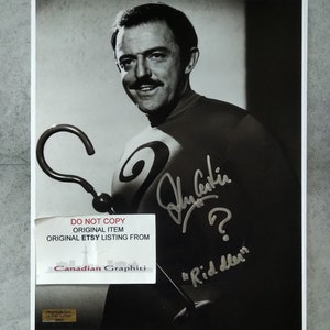 John Astin Hand Signed Autograph 8x10 Photo COA Riddler