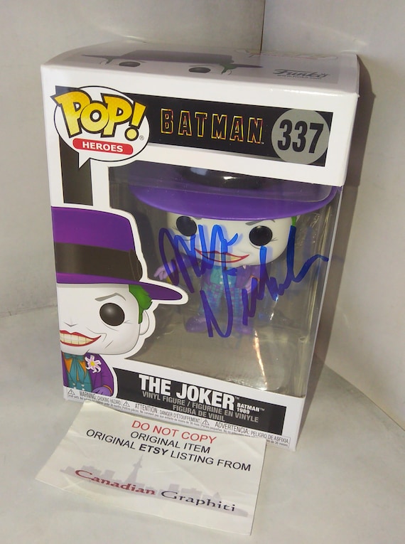 Jack Nicholson Hand Signed Autograph Joker Funko Pop COA - Etsy