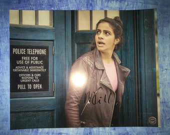 Mandip Gill Hand Signed Autograph 8x10 Photo COA Doctor Who