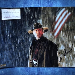 Clint Eastwood Hand Signed Autograph 11x14 Photo COA Unforgiven