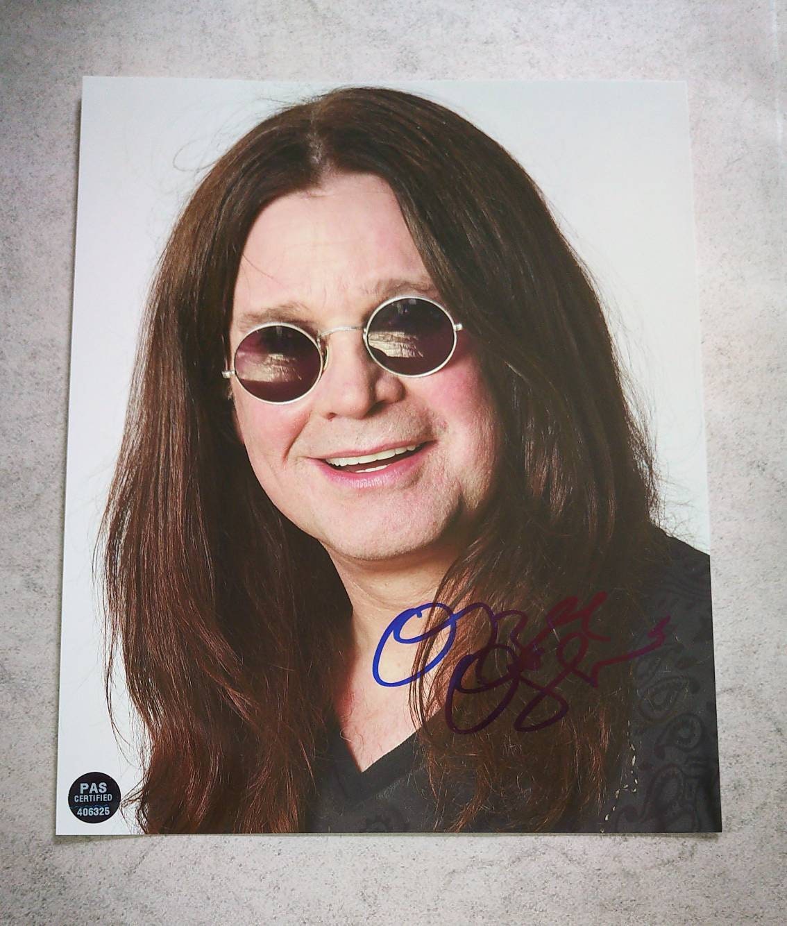 Ozzy Osbourne Autograph Black Sabbath Signed Photo Signature with COA