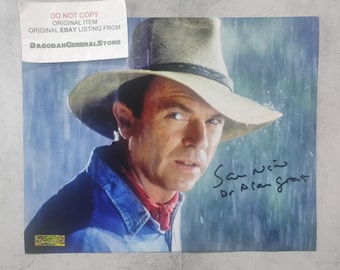 サム・ニール直筆サイン入り8x10写真（第三者機関によるCOA認証付き