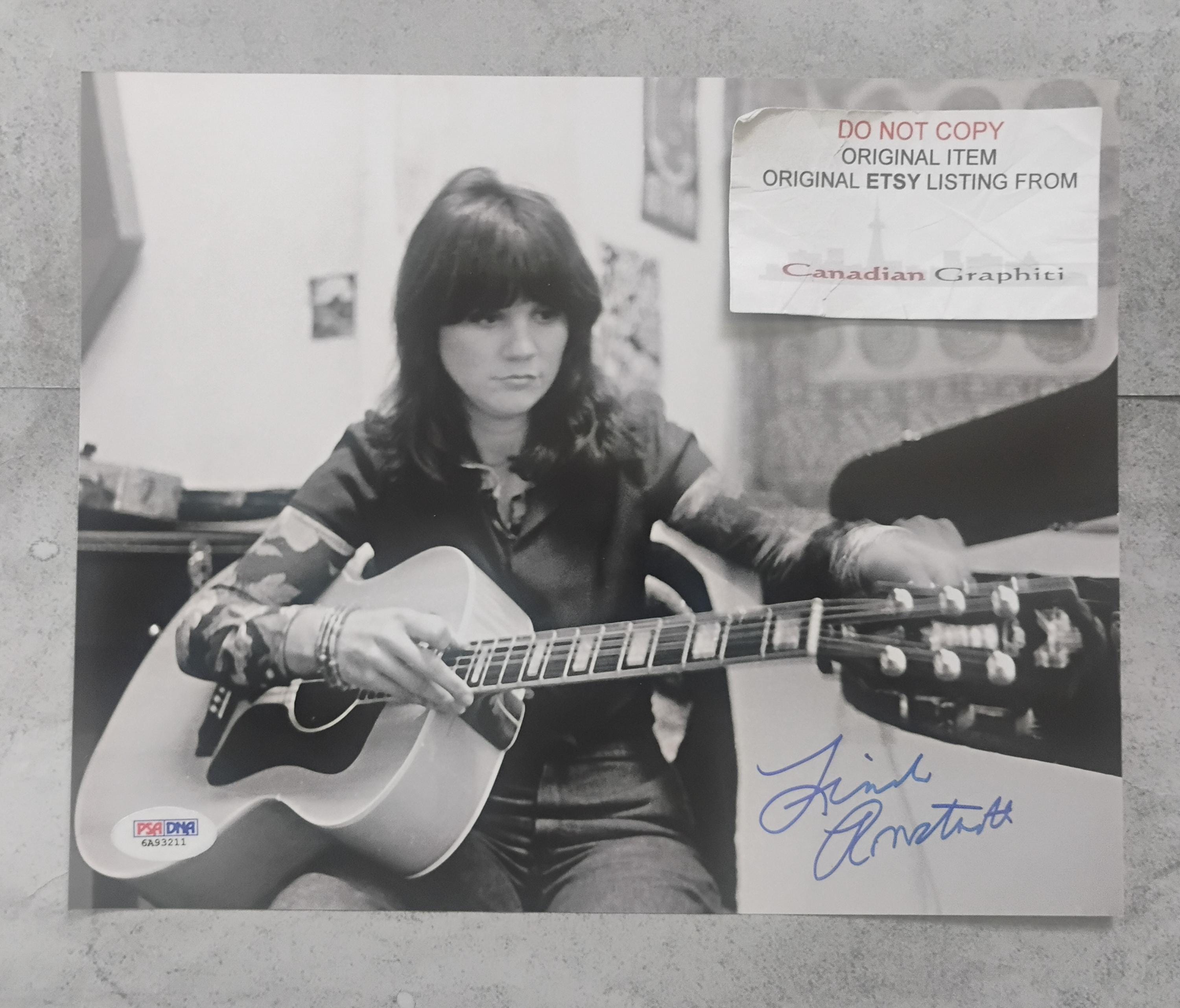 Linda Ronstadt Autograph - Etsy