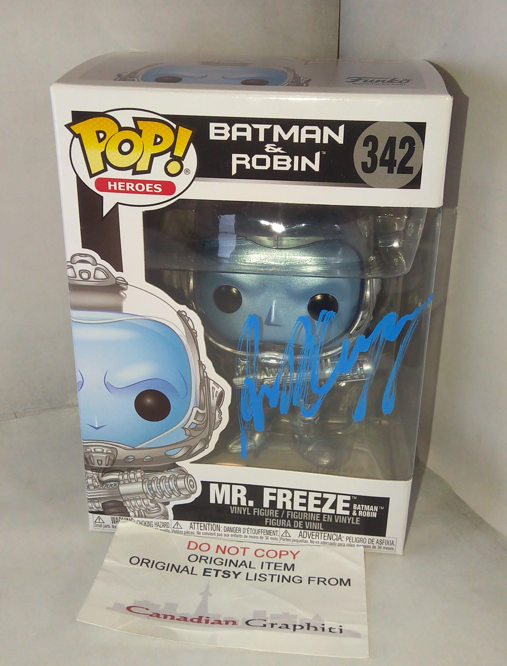 Arnold Schwarzenegger Hand Signed Autograph Batman & Robin Mr