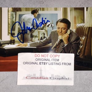 John Astin Hand Signed Autograph Photo COA