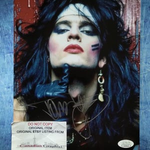 Tommy Lee Hand Signed Autograph 8x10 Photo JSA COA Motley Crue