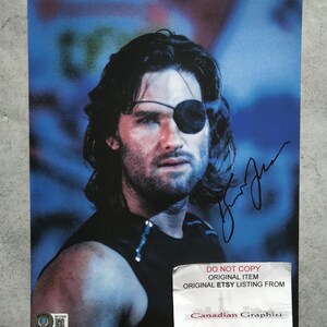 Kurt Russell Hand Signed Autograph 8x10 Photo BAS COA