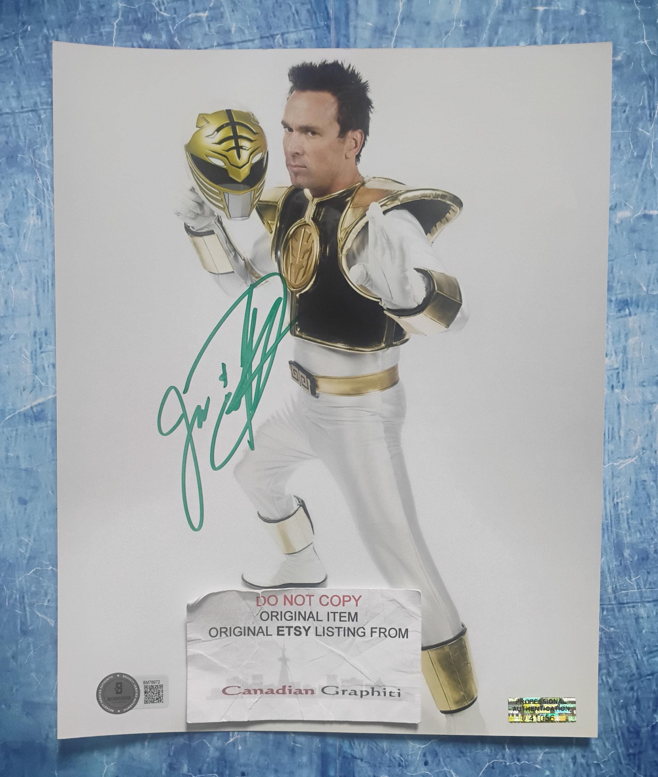 Jason David Frank Autograph - Etsy