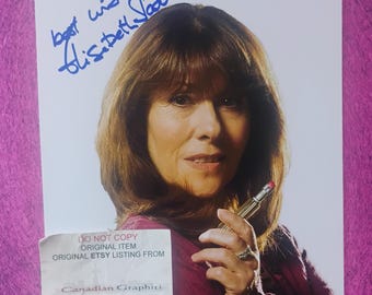 Elisabeth Sladen Hand Signed Autograph 8x10 Photo COA Doctor Who
