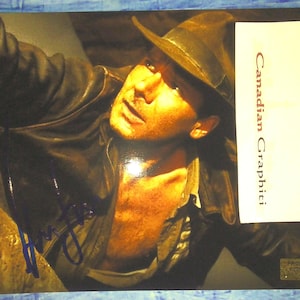Harrison Ford Hand Signed Autograph 5x7 Photo COA Indiana Jones