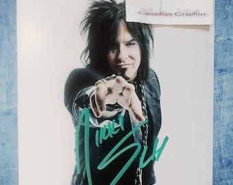 激レア！MOTLEY CRUE メンバー全員サイン入り写真カード 激レア！MOTLEY CRUE メンバー全員サイン入り写真カード