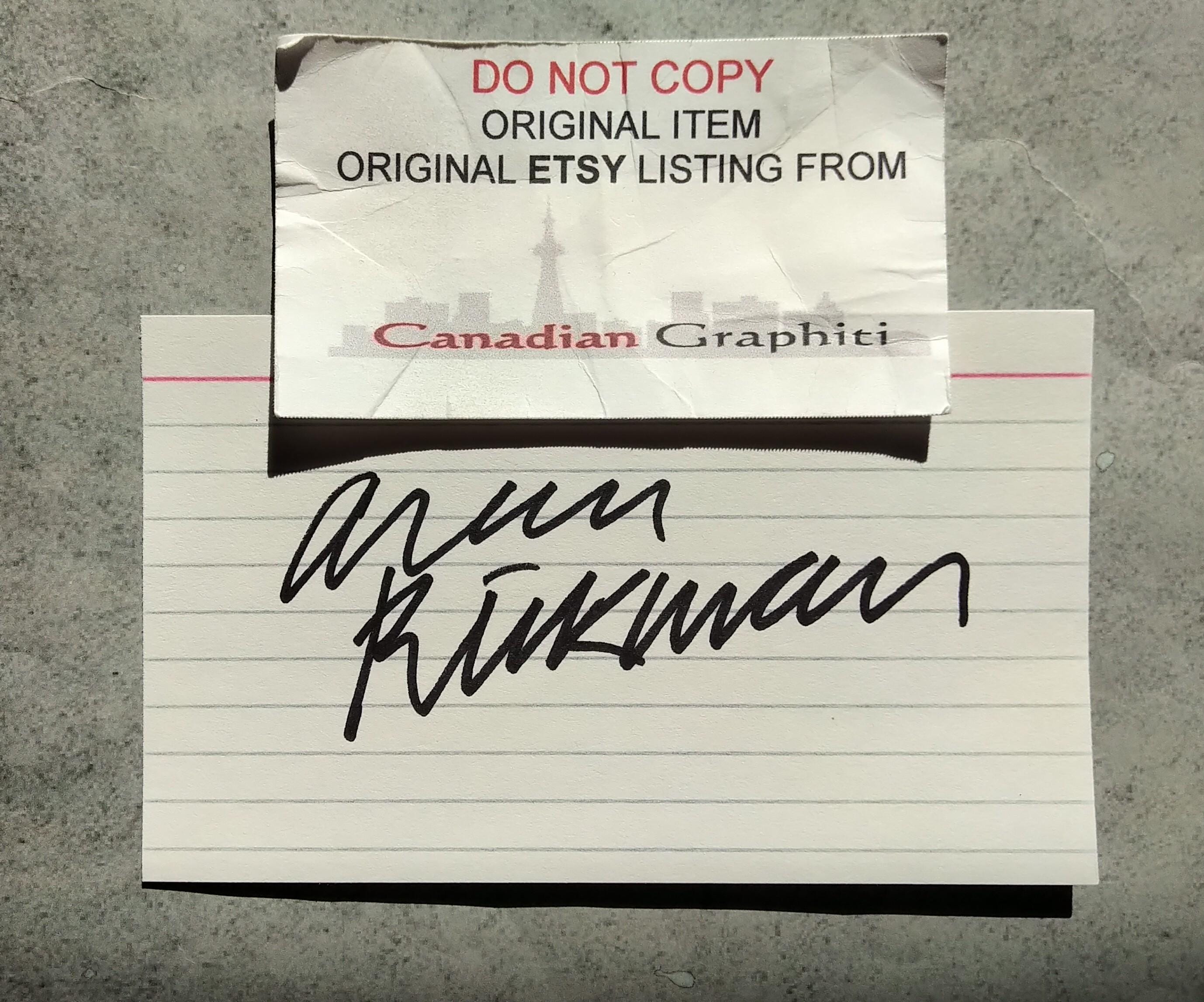 Alan rickman signed - Etsy 日本