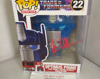 Peter Cullen Hand Signed Autograph Transformers Funko Pop COA