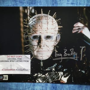 Doug Bradley Hand Signed Autograph 8x10 Photo BAS COA Hellraiser