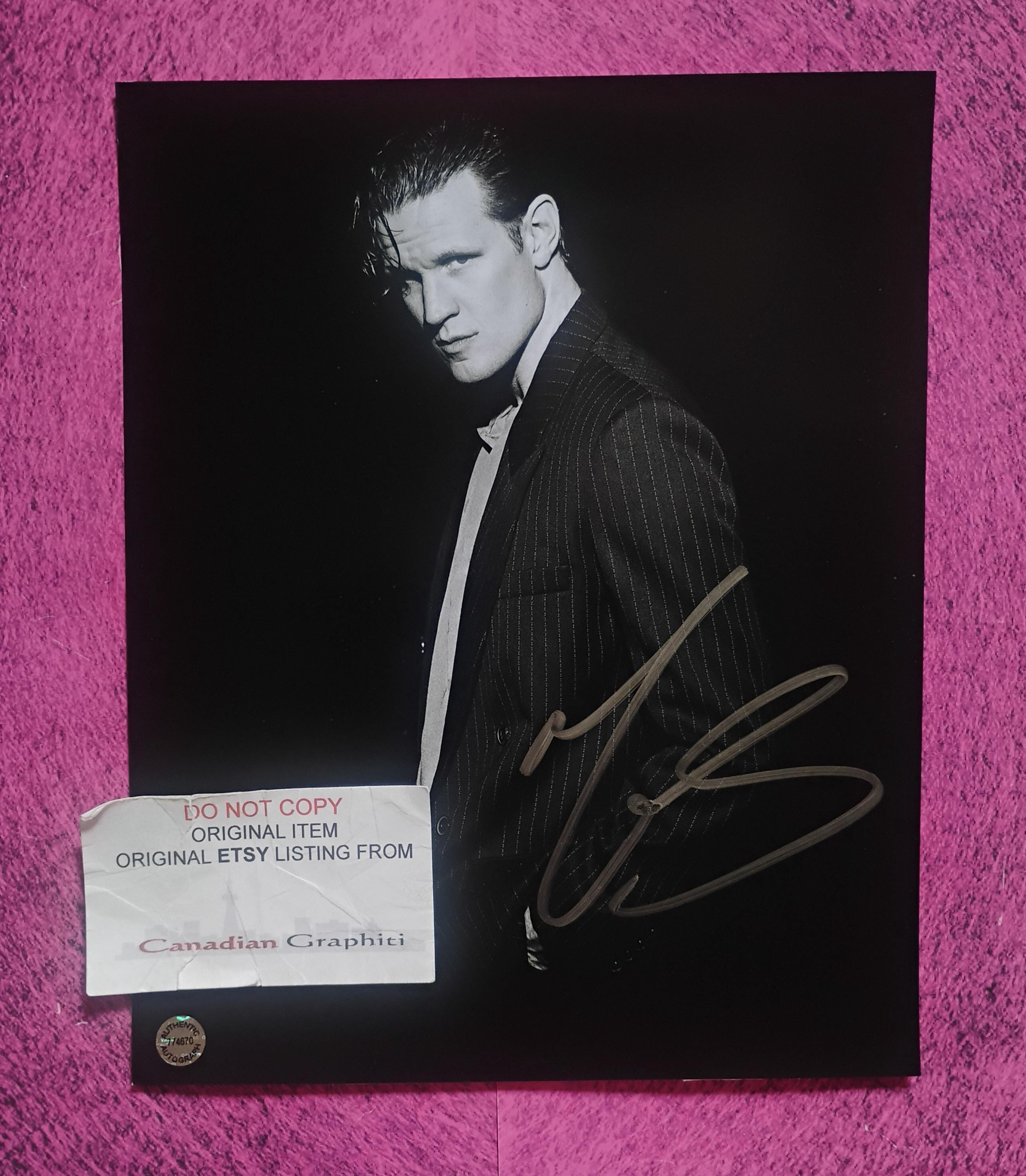 Matt Smith Hand Signed Autograph 8x10 Photo COA - Etsy