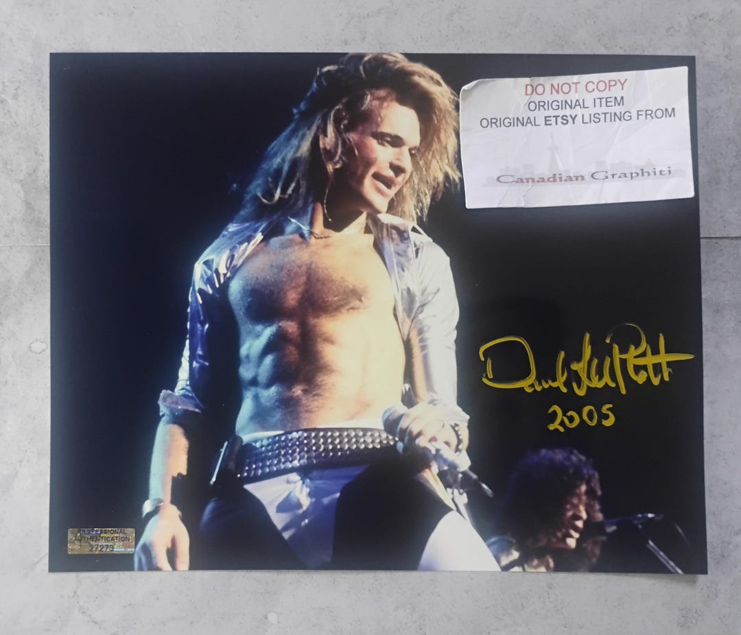 David Lee Roth Hand Signed Autograph 8x10 Photo COA Van Halen - Etsy