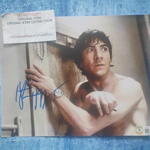 Dustin Autograph Dustin Hoffman Hand Signed Autograph 8x10 Photo BAS COA - Etsy