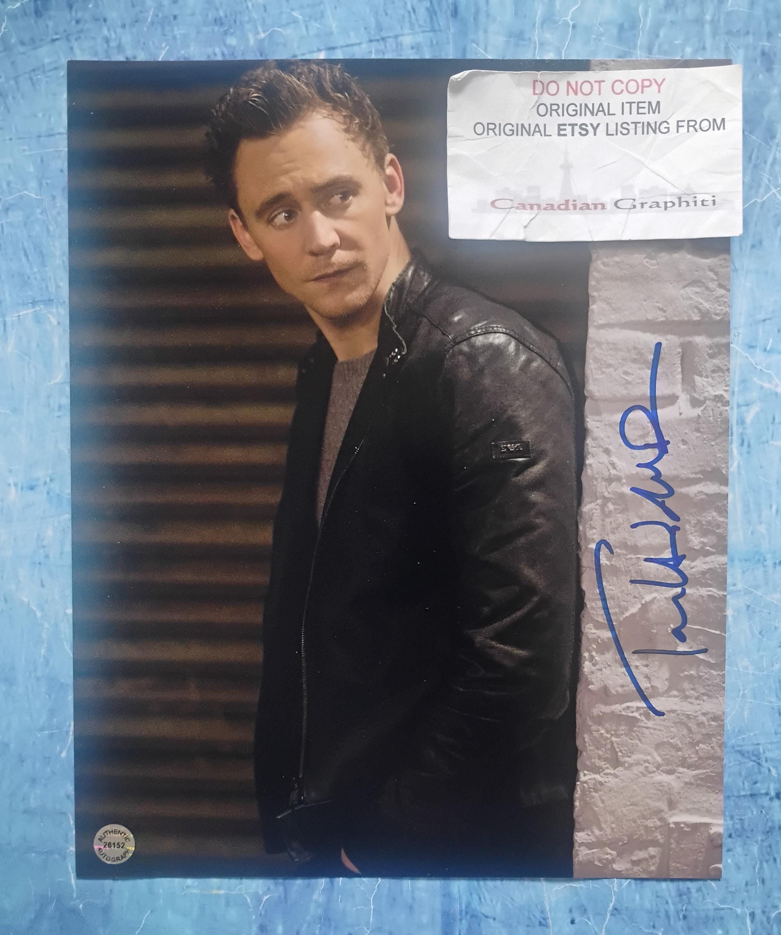 Tom Hiddleston Autograph Photo - Etsy