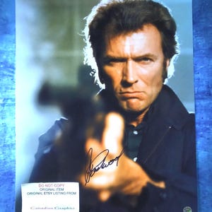 Clint Eastwood Hand Signed Autograph 11x14 Photo COA