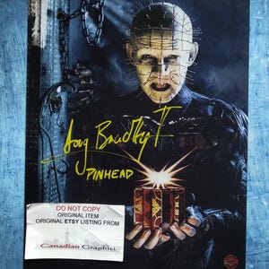 Doug Bradley Hand Signed Autograph 8x10 Photo COA Hellraiser