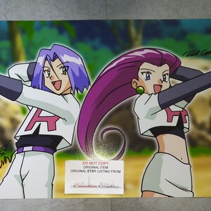 Rachael Lillis & Eric Stuart Hand Signed Autograph 11x17 Photo JSA COA