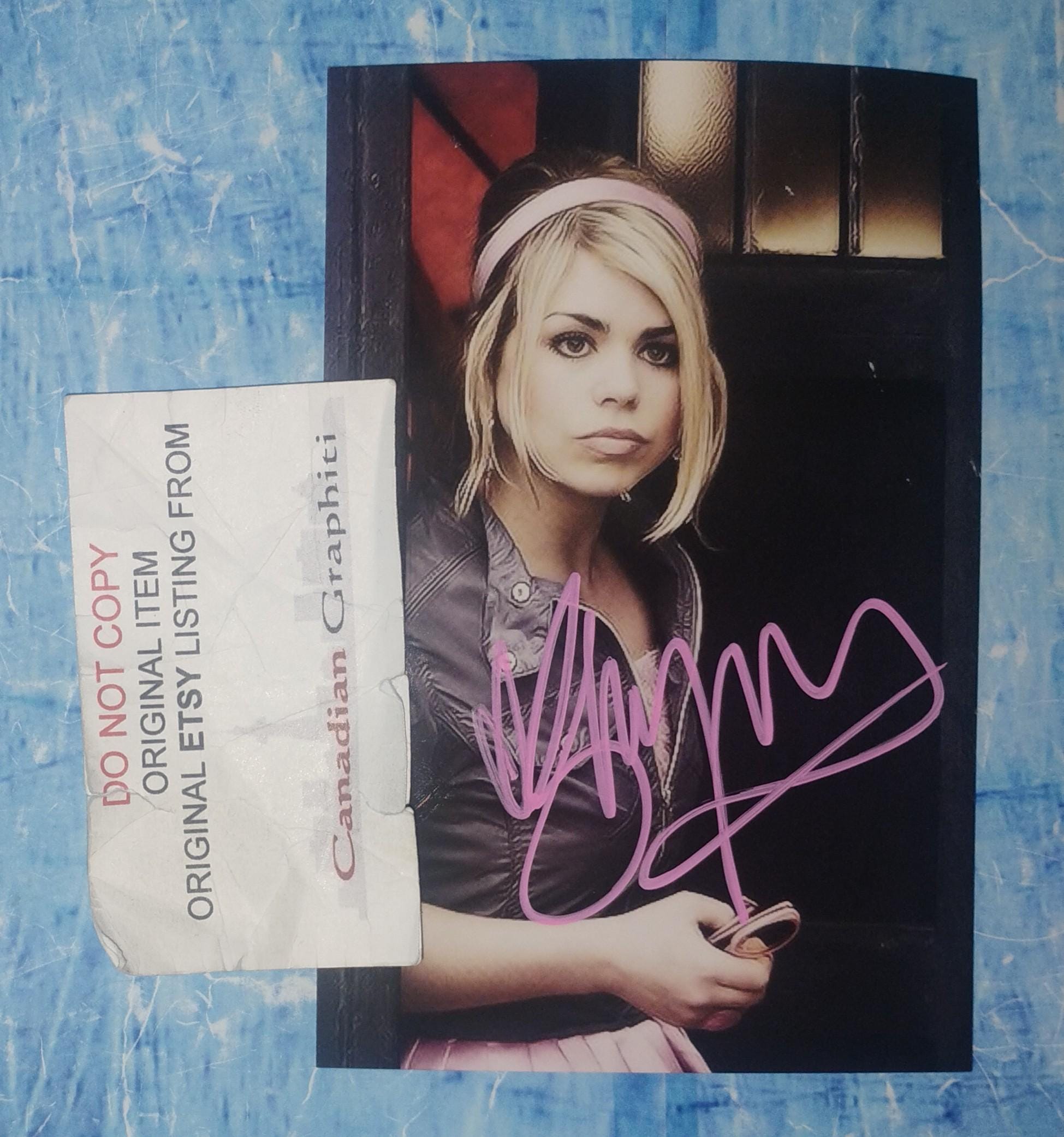 Billie Piper ビリー・パイパー直筆サイン入りフォト SWAU認証 Billie Piper - Etsy