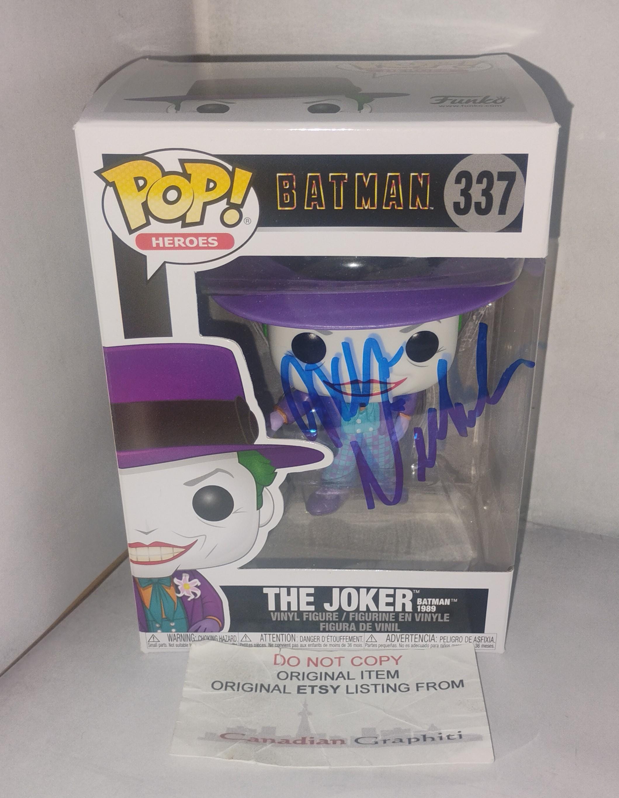 Jack Nicholson Hand Signed Autograph Joker Funko Pop COA - Etsy