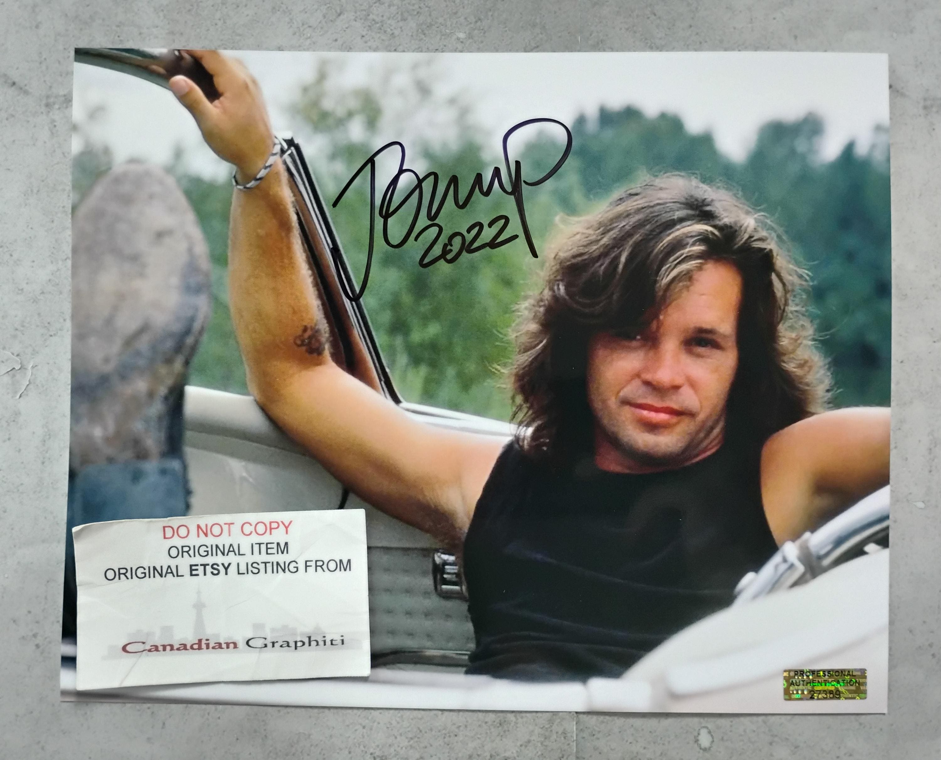 （当時物）MIGNION COLLECTION TAKE AUTOGRAPH John Cougar Mellencamp Hand Signed Autograph 8x10 Photo COA - Etsy