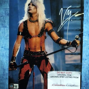Vince Neil Hand Signed Autograph 8x10 Photo BAS COA Motley Crue