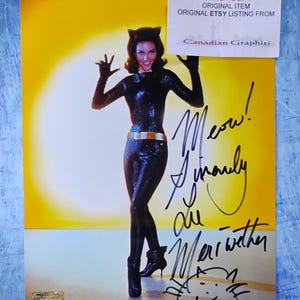 リー・メリウェザー直筆サイン入り8x10写真 COA付き キャットウーマン
