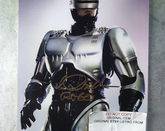 ピーター・ウェラー直筆サイン入りロボコップカード（証明書付き