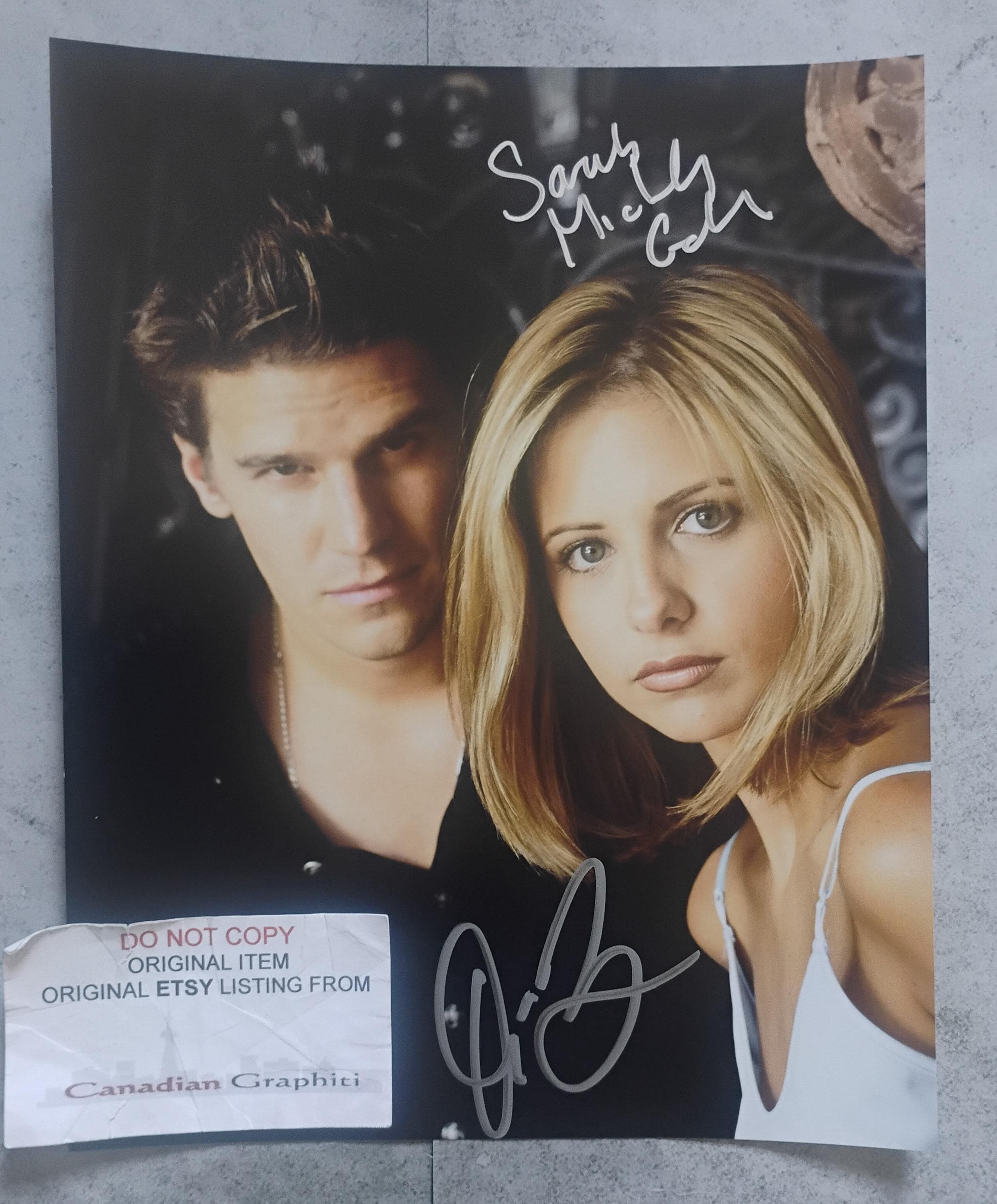 Sarah Michelle Gellar Signed - Etsy