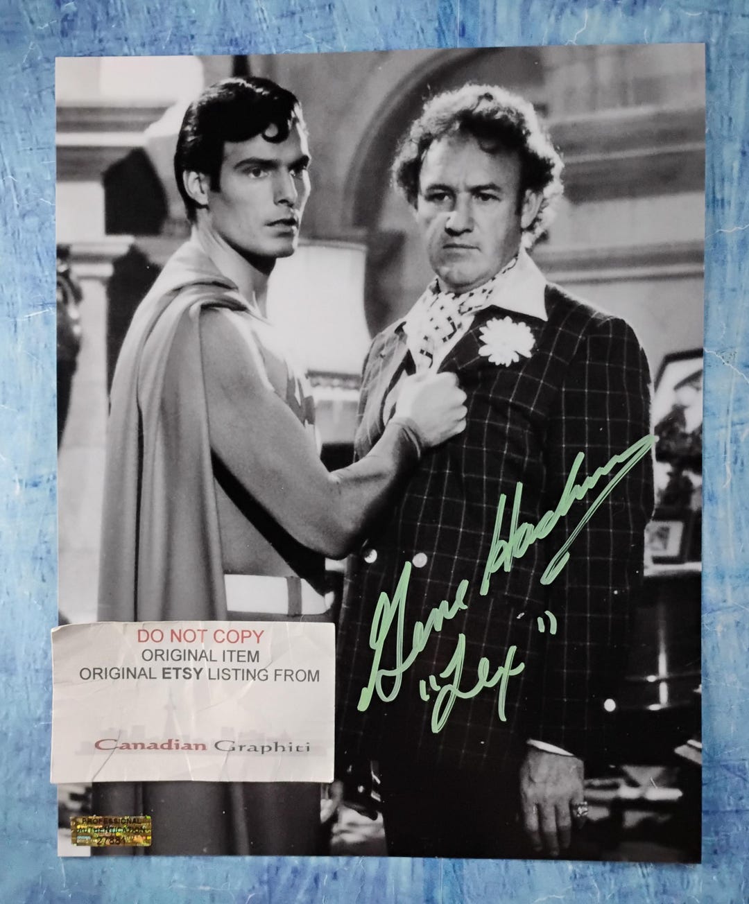 Gene Hackman Handsigniertes Autogramm 8x10 Foto COA Lex Luthor - Etsy.de