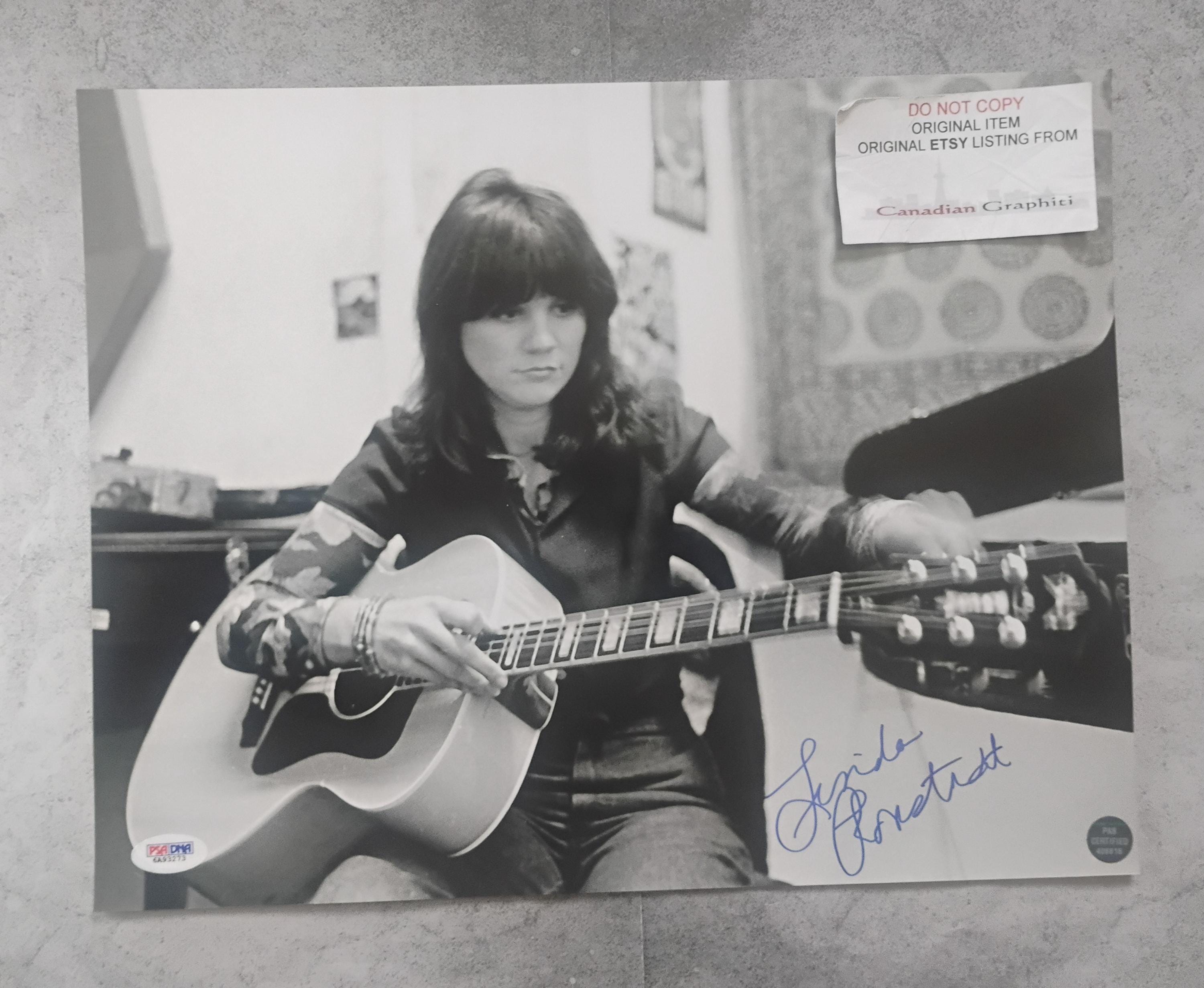 Linda Ronstadt Autograph - Etsy