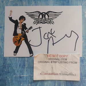 Joe Perry Signed - Etsy