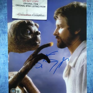 Steven Spielberg Hand Signed Autograph 8x10 Photo BAS COA