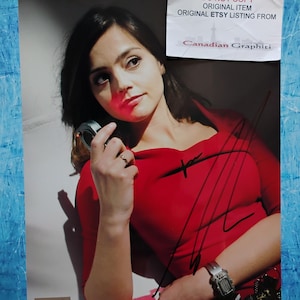 Jenna Coleman Hand Signed Autograph 8x10 Photo COA