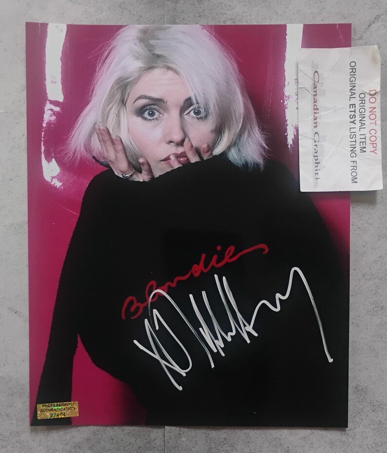 Debbie Harry Hand Signed Autograph 8x10 Photo COA Blondie - Etsy