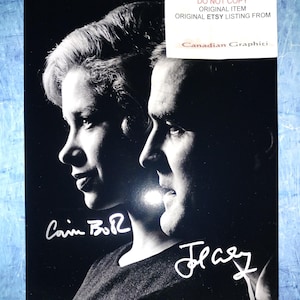 Connie Booth & John Cleese Hand Signed Autograph 8x10 Photo COA
