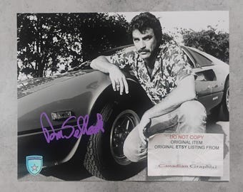 Tom Selleck Hand Signed Autograph Photo 8x10 OPix COA Magnum P.I.