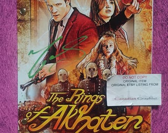 Matt Smith Hand Signed Autograph Doctor Who Script COA