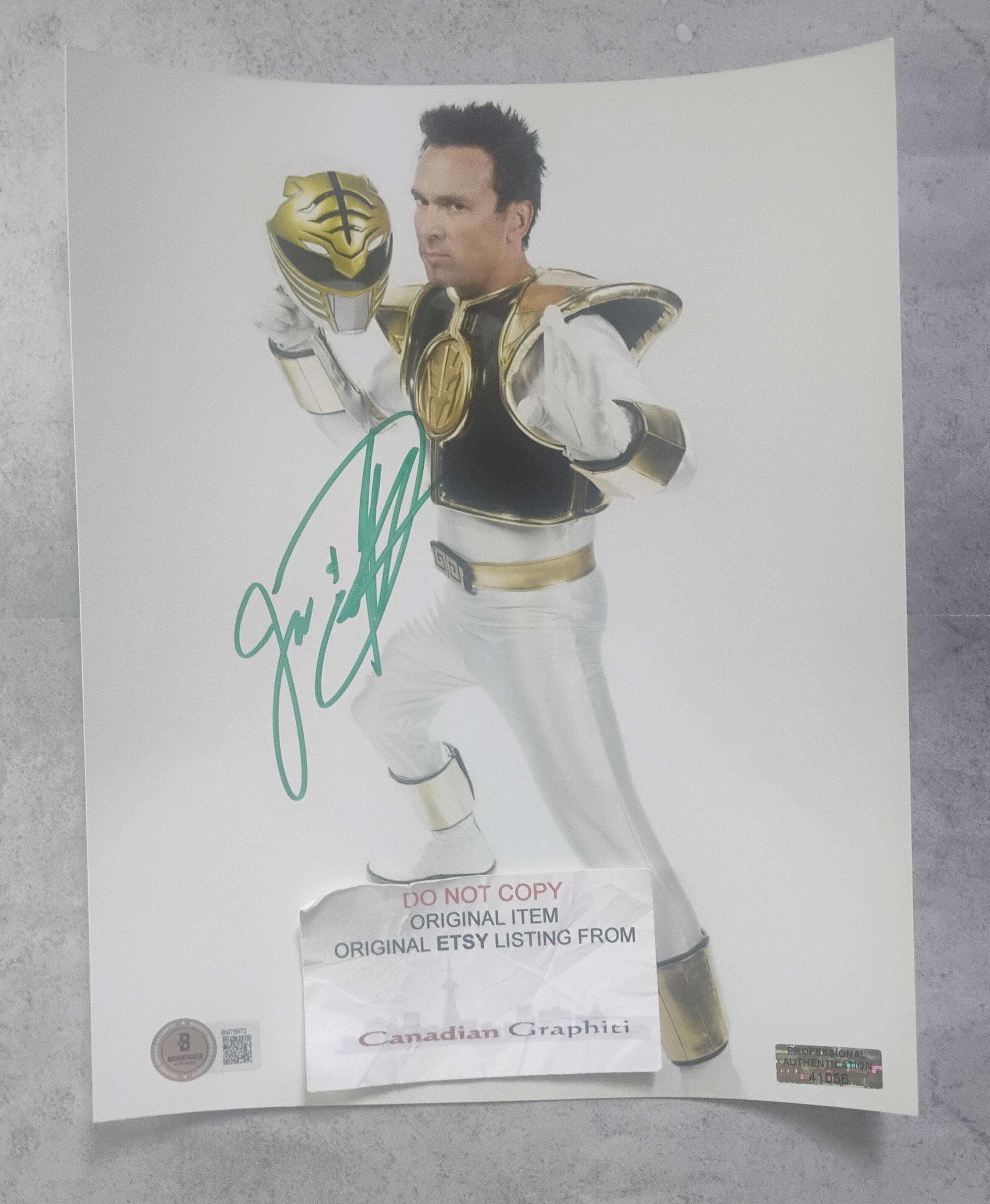 Jason David Frank Signed - Etsy