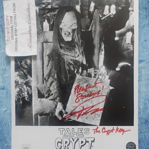 John Kassir Hand Signed Autograph 8x10 Photo JSA COA Crypt Keeper