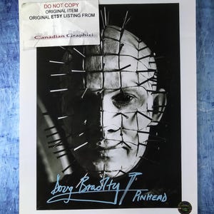 Doug Bradley Hand Signed Autograph 8x10 Photo COA Hellraiser