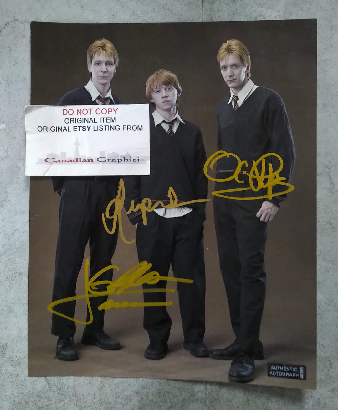 thumbnail image 2 of Rupert Grint Signed Harry Potter 8x10 Photo – Ron Weasley Autograph W/ PSA/DNA COA 2 of 6