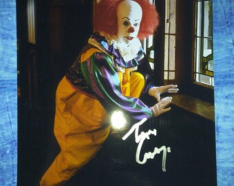 ティム・カリー直筆サイン入り8x10写真 COA ペニーワイズ
