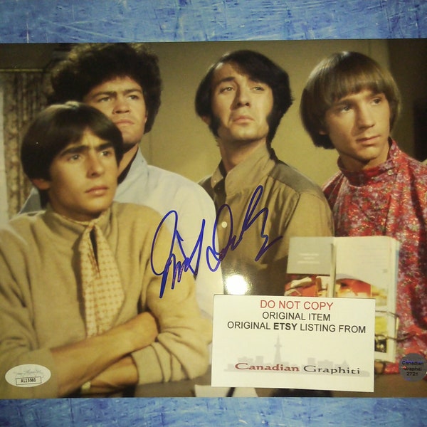 Micky Dolenz Hand Signed Autograph 8x10 Photo COA JSA The Monkees